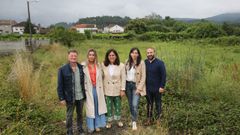 El gobierno local de Meis visit� hoy la finca de Parga tras la firma de la compra ante notario