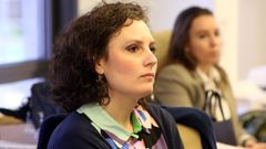Mar�a Ferreir�s, portavoz do PSOE de Valga