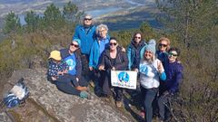 Expidici�n del Club Alpino Ourens�n en el coto de Novelle.
.