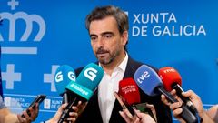 El conselleiro de Presidencia, Diego Calvo