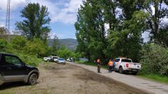 Este es el lugar en el que fue encontrado el cuerpo, junto a una carretera local que lleva hasta la orilla del r�o Sil