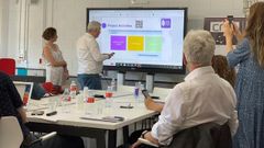 Imagen de una de las reuniones en vivo del proyecto