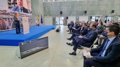 Intervenci�n de Ana Pastor, una de las homenajeadas por la Xunta, en el acto en Ourense