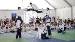 Imagen de archivo de una exhibici�n realizada en el campamento Sue�o Ol�mpico
