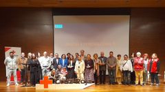Foto de familia del acto celebrado este jueves por la tarde en Afundaci�n