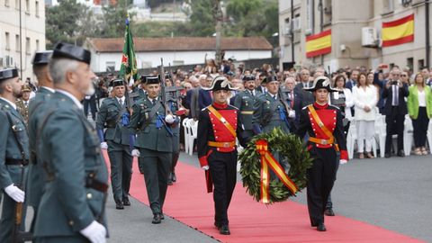 La celebracin en la Comandancia de la Guardia Civil de Ourense incluy el tradicional homenaje a los guardias fallecidos