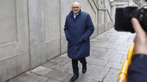 Javier Herrero, a su llegada al Tribunal Supremo el pasado marzo.