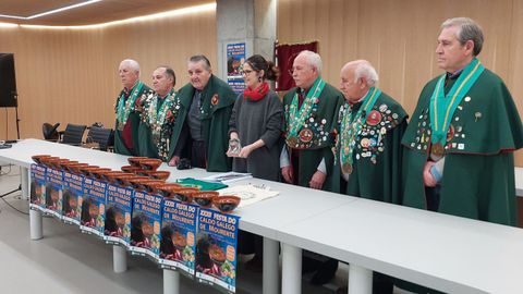 Presentación de la Festa do Caldo de Mourente, en el Concello de Pontevedra