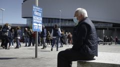 Comienzo de la vacunaci�n masiva en Expocoru�a frente al covid-19 para personas de 60 a 65 a�os de edad