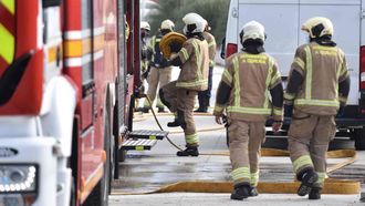Bomberos de A Coru�a, en una salida