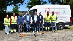 El Concello present� el servicio en el campo de la fiesta de Orto�o