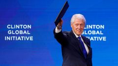 El expresidente dem�crata Bill Clinton, el pasado mes de septiembre en un evento en Nueva York
