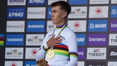 Benja Noval, en el podio.