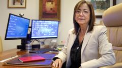 Pilar Otero, en su despacho de A Coru�a. 