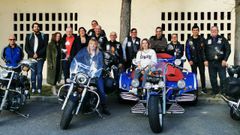Miembros de Solidaridad Motera Ourense.