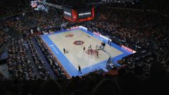 Imagen del Coliseum, durante el Leyma-Obradoiro de esta temporada