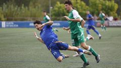 El local Ra�l Gallego recibe una tarascada en el partido de Oira