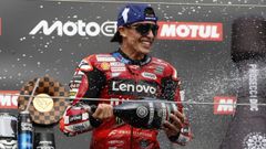 Marc M�rquez, tras su victoria en el Gran Premio de Jap�n.