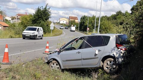 El coche est� perfectamente encajonado en el arc�n