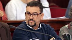 El concejal socialista Rafael Fern�ndez Beceiro durante un pleno, en foto de archivo.