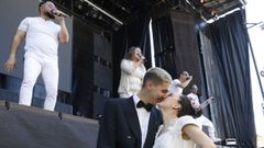 El barrio de Conxo celebr� una fiesta de la primavera �noventera�