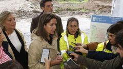 Lara M�ndez y Ethel V�zquez coincidieron este jueves en Lugo