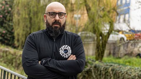 Manuel Canosa Trillo, autor da obra, concelleiro e pod�logo 