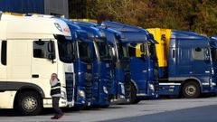 Varios camiones estacionados, en una imagen de archivo.