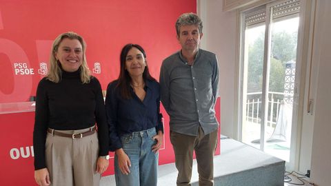 Rodr�guez Dacosta compareci� ayer para analizar los Orzamentos de la Xunta junto a los secretarios generales del partido en la ciudad, Natalia Gonz�lez, y en la provincia, �lvaro Vila. Ambos avalaron su designaci�n como candidata al Congreso.