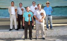 Los integrantes de la nueva comisi�n de fiestas de Ard�n. 