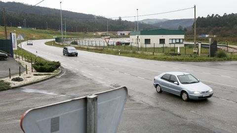Pol�gono industrial de A Rega, en la parroquia de Cu��a, en Ortigueira