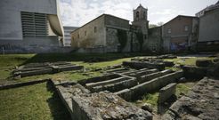 En los restos del convento de San Francisco est� previsto dejar a la vista un pavimento de cantos rodados que tiene siete siglos. 