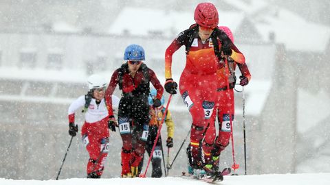 Ana Alonso, durante la prueba