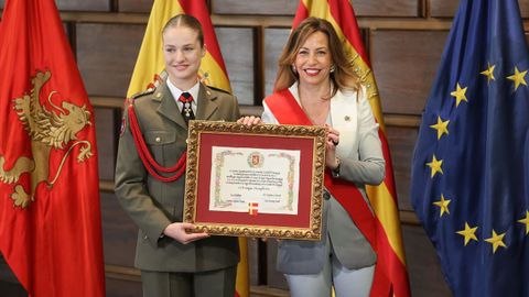 Leonor fue nombrada Hija Adoptiva de Zaragoza en mayo del 2024