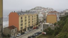 Vista del casco urbano de Malpica