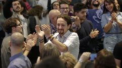 Pablo Iglesias llena la facultad de Econ�micas