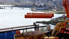 En el entorno del Chuac se ha concentrado ya maquinaria de obra para tirar el escal�xtric y las obras de los accesos