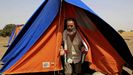 El alcalde de Marinaleda, acampado en la finca Las Turquillas
