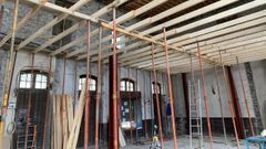 Obras en el interior del edificio donde se est� construyendo el nuevo hotel, en una imagen de archivo