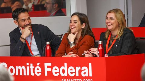 Inés Rey presidió este sábado el comité federal del PSOE en Madrid