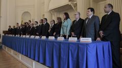La sesi�n constitutiva del nuevo tribunal tuvo lugar en la sede de la OEA en Washinton
