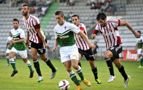 El extremo ferrolano H�ber Pena est� jugando a un gran nivel en su regreso al Racing. 