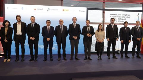 El acto contó con representantes de las Administraciones implicadas y de Repsol