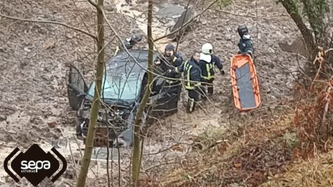 Accidente de trfico con un fallecido en Mieres