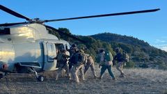 La princesa Leonor participa junto al resto de sus compaeros de formacin militar en un ejercicio de tres das de supervivencia