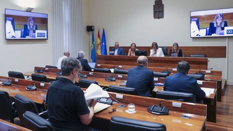 Reunión este jueves en la Junta General de la comisión parlamentaria de investigación del accidente de la mina de Cerredo, en el que el pasado 31 de marzo perdieron la vida cinco trabajadores a causa de una explosión