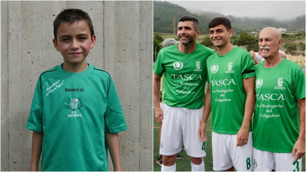 Pedri ficha por el Tegueste tinerfeño para homenajear a su abuelo