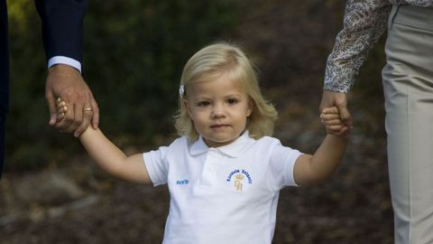 Primer da de guardera en el Palacio del Pardo para la infanta Sofa, diciembre de 2009