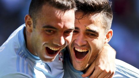 Celta-Valladolid (3-3) el 22 de septiembre del 2018. Doblete de Aspas.