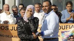 Concentraci�n pidiendo justicia por la muerte de Soufian en Salceda